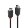 LINDY 0.5m DisplayPort 1.2 Cable Black