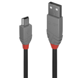 LINDY CÃ¢ble USB 2.0 type A vers Mini-B