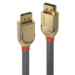 LINDY 10m DisplayPort Cable Gold Line
