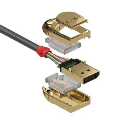 LINDY 10m DisplayPort Cable Gold Line
