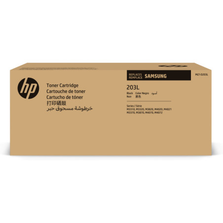 HP MLT-D203L - rendement lev - noir - original - cartouche de toner (SU897A) - pour ProXpress SL-M3310, M3320, M3321, M33