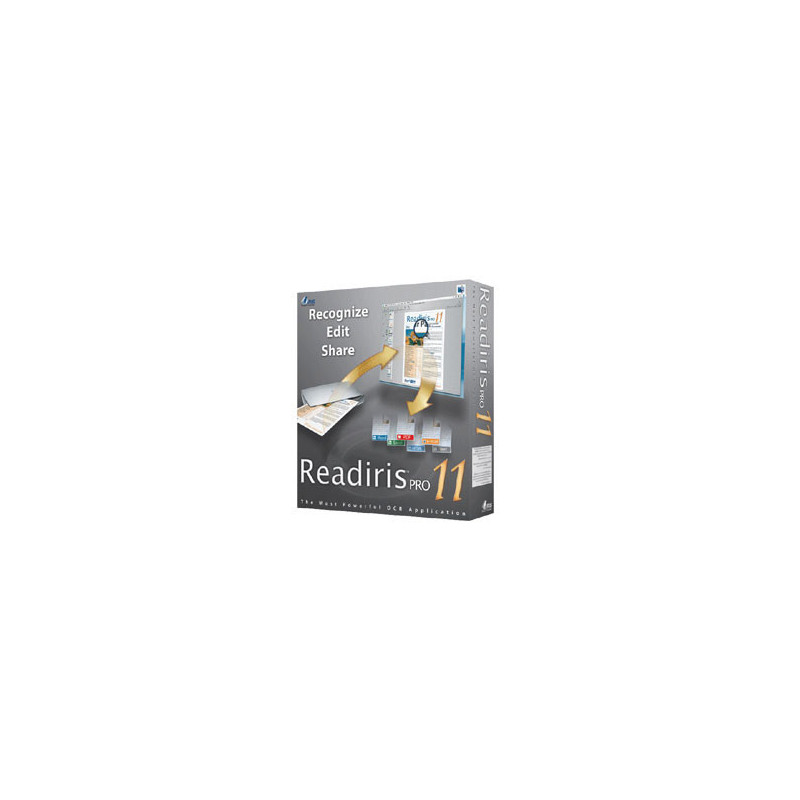 I.R.I.S. Readiris Pro 11.0, Reconnaissance optique de caractères | ECP Grossiste informatique