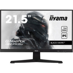 IIYAMA G2245HSU-B2 (Black Hawk) - 21.5p IPS FHD 1ms 300cd/m² HDMI/DP 2xUSB 2x2W Noir | ECP Grossiste informatique