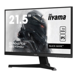 IIYAMA G2245HSU-B2 (Black Hawk) - 21.5p IPS FHD 1ms 300cd/m² HDMI/DP 2xUSB 2x2W Noir | ECP Grossiste informatique