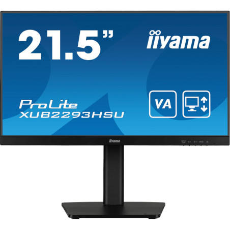 IIYEC045703 21.5p IPS FHD 1ms 300cd m² HDMI DP 2xUSB 2x2W Règlable Noir