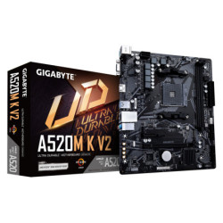 GIGCM045713 GIGABYTE A520M K V2 - MARX - AM4 - 2x DDR4 - VGA - HDMI