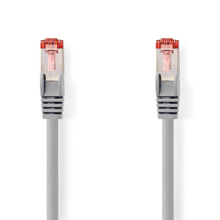 NEDRE045554 Cordon Patch CAT6 S FTP 3m Gris