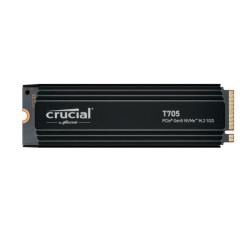 CRUDD045062 Crucial® T705 1TB PCIe Gen5 NVMe M.2 SSD with heatsink