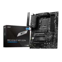 MSICM044694 MSI PRO B760-P WIFI DDR4 - ATX - INTEL LGA 1700 - 4x DDR4 - HDMI - DP