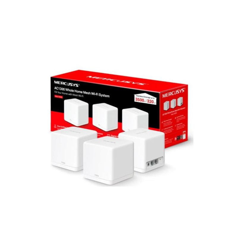 Mercusys Mercusys Système WiFi Mesh AC1300 pour toute la maison | ECP Grossiste informatique