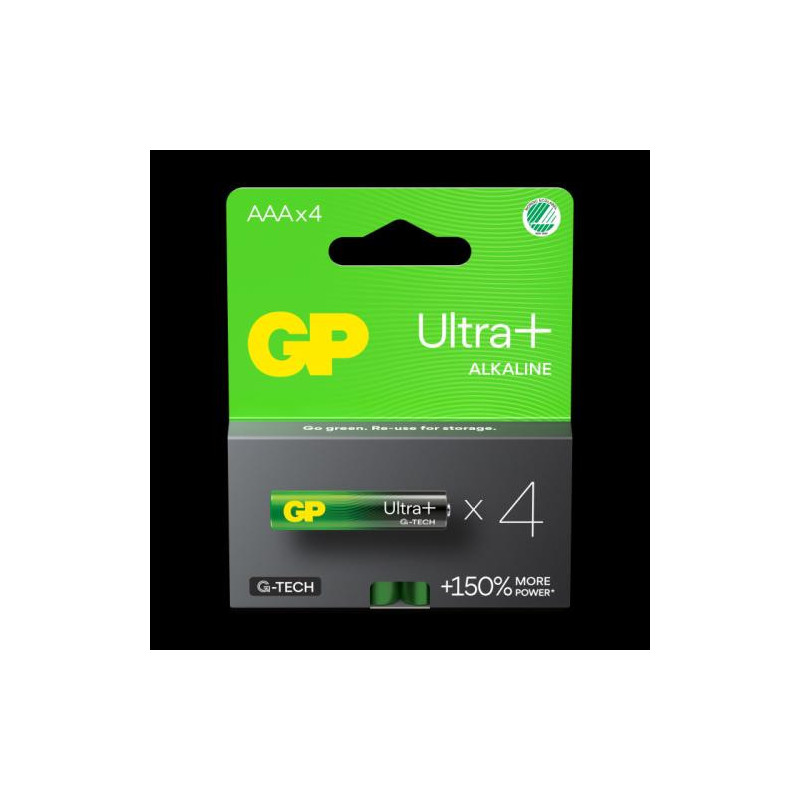 Blister 4 piles Ultra Plus Alcalines AAA (LR03) | ECP Grossiste informatique