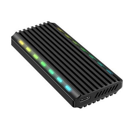 1920335 Boîtier SSD externe, M.2 NVMe SATA PCIe M2 SSD Sans vis Type C 10Gbps Bl | ECP Grossiste informatique