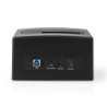 STATION 1xHDD SATA 2.5p / 3.5p SORTIES USB V3 BLACK | ECP Grossiste informatique
