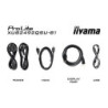 IIYAMA XUB2492QSU-B1 - 23.8p IPS 2560x1440 0.5ms 300cd/m² HDMI/DP 3xUSB 1xUSB-C 2x2W Règlable Noir | ECP Grossiste informatique