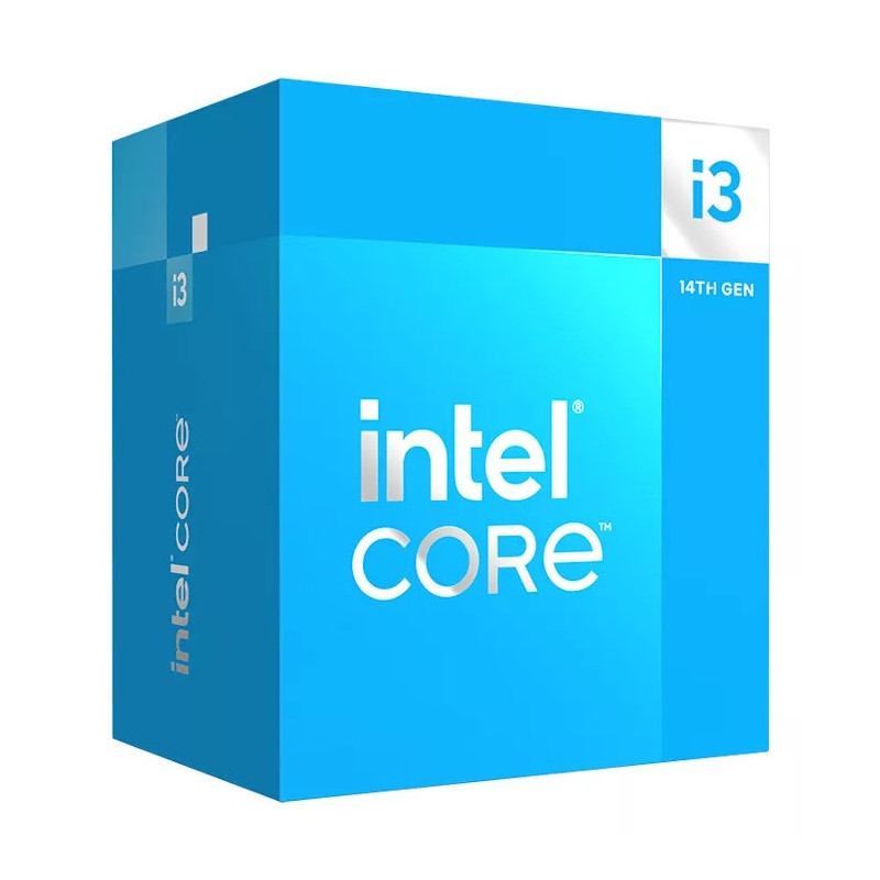 INTCP043696 Intel i3-14100F 4.7Ghz 12Mo LGA 1700 Boîte Sans GPU