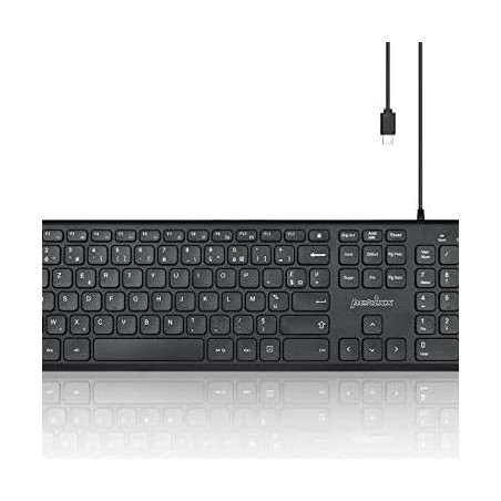 PERIBOARD-210 C FR B Clavier Multimedia USB-C | ECP Grossiste informatique