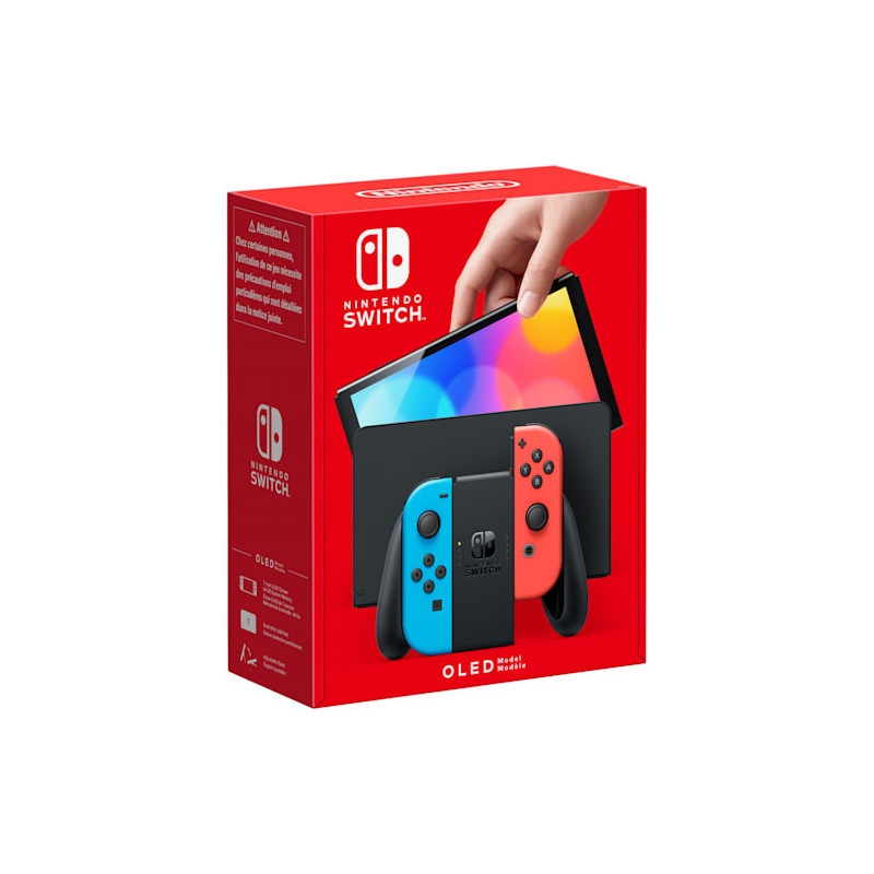 NINJE043467 NINTENDO SWITCH OLED - BLEU ROUGE NEON