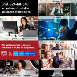 BB AIO 23.8p tactile sans CPU/Mém./HDD/SSD/OS/Clav/Souris | ECP Grossiste informatique