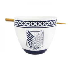 JUST FUNKY - BOL A RAMEN ATTAQUE DES TITANS AVEC BAGUETTE 470ML | ECP Grossiste informatique