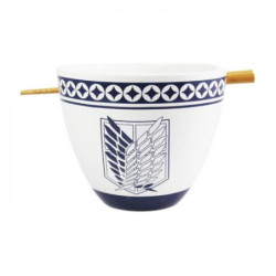 JUST FUNKY - BOL A RAMEN ATTAQUE DES TITANS AVEC BAGUETTE 470ML | ECP Grossiste informatique