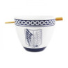 JUST FUNKY - BOL A RAMEN ATTAQUE DES TITANS AVEC BAGUETTE 470ML | ECP Grossiste informatique