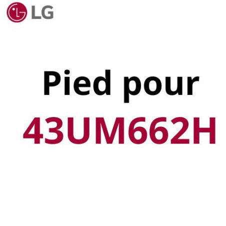LG Pied 43UM662H | ECP Grossiste informatique