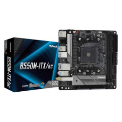 ASRCM043020 ASROCK B550M-ITX AC - AMD AM4 - MINI-ITX - 2x DDR4 - M.2 - HDMI - DP