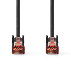 Nedis CCGL85221BK10 câble de réseau Noir 1 m Cat6 S FTP (S-STP)