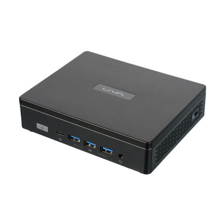 ECS EliteGroup LIVA Z5 PLUS - Mini PC Barebone - CPU Intel Core i5-1335U - 2x DDR4 - M.2 - 2x HDMI - DisplayPort - Wifi - Noir