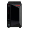 ASTBT042469 AS5402T NAS 2 baies 2.0 2.9 GHz QC 4Go - 2 LAN 2.5GbE - USB3.2 - 4 slots M.2 NVM