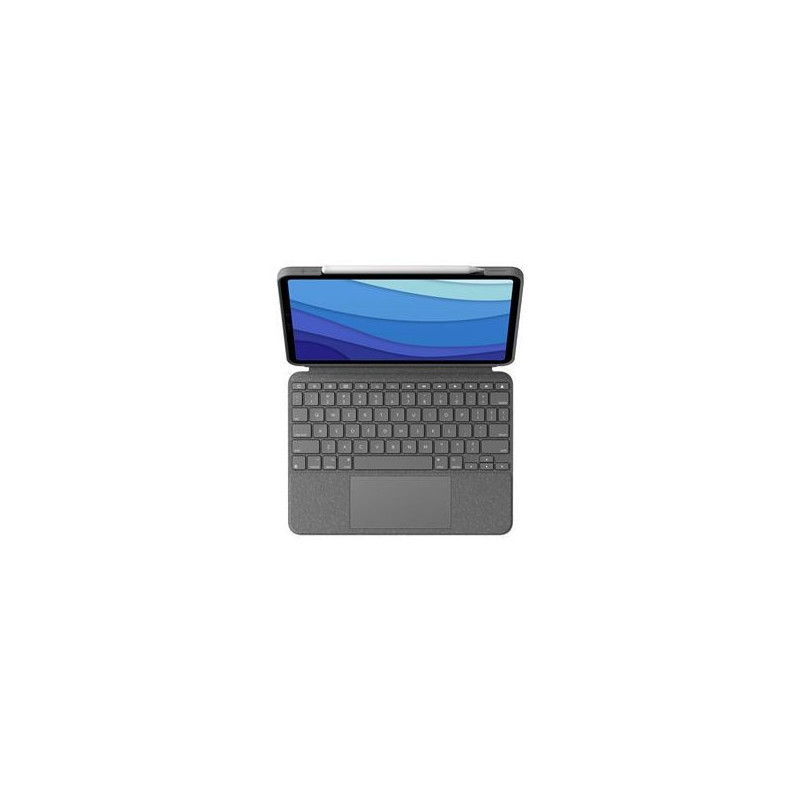 LOGI COMBO TOUCH - GREY - ETUI CLAVIER - IPAD PRO 12.9p - IPAD AIR | ECP Grossiste informatique