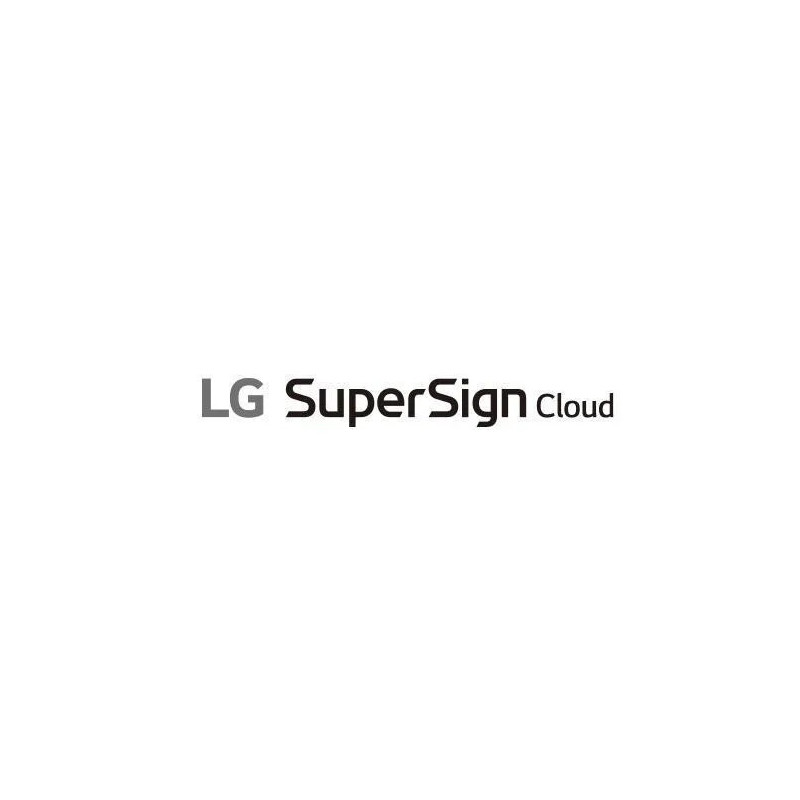 LG Logiciel Super Sign Cloud (Licence 5 ans pour 1 device) SSC-Y5SLP | ECP Grossiste informatique