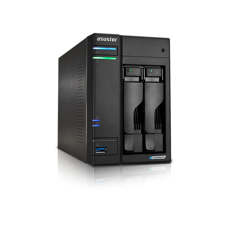 ASTBT041411 AS6702T NAS 2 baies 2.0 2.9 GHz QC 4Go - 2 LAN 2.5GbE - USB3.2 - 4 slots M.2 NVM