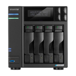 ASTBT041412 AS6704T NAS 4 baies 2.0 2.9 GHz QC 4Go - 2 LAN 2.5GbE - USB3.2 - 4 slots M.2 NVM