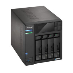 ASTBT041412 AS6704T NAS 4 baies 2.0 2.9 GHz QC 4Go - 2 LAN 2.5GbE - USB3.2 - 4 slots M.2 NVM