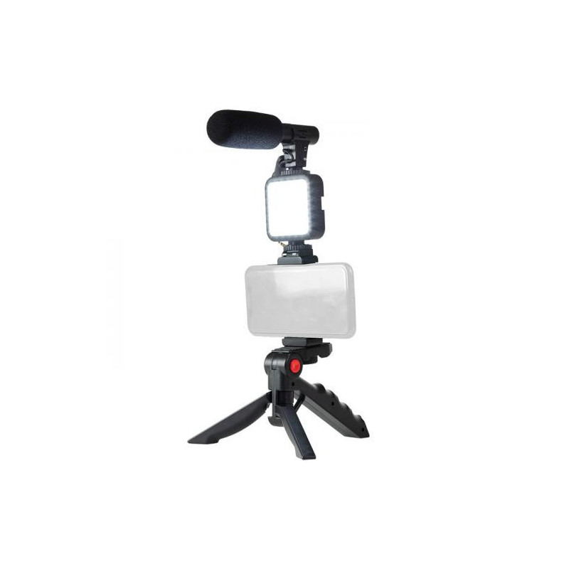 ONLAN PS-50 - PACK STREAMING SUPPORT + PINCE SMARTPHONE + LAMPE VIDEO + MICRO | ECP Grossiste informatique
