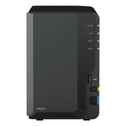 SYNBT040921 DS223 Bt NAS pour 2 DD 3.5 2.5p 1.7GHz QCore 2Go