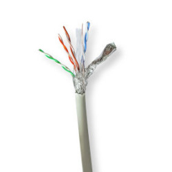 Nedis CCBG8528GY305 câble de réseau Gris 305 m Cat6 S FTP (S-STP)