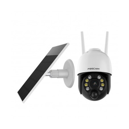 Foscam B4 - Camera IP exterieur waterproof 4 MP wifi panneau solaire | ECP Grossiste informatique