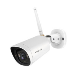 FOSCAM G4C Camera IP 2K 4MP Wifi(2.4 5GHz) LAN 20m IP66 IR Audio 2SpotLed SD | ECP Grossiste informatique