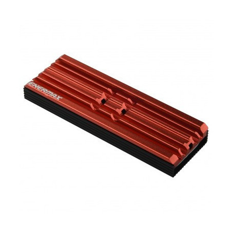 M.2 Heatsink rouge - Dissipateur therm pour 2280 simple-double face compat PS5 | ECP Grossiste informatique