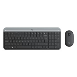 Logitech 920-009190 clavier Souris incluse Universel RF sans fil AZERTY Français Graphite