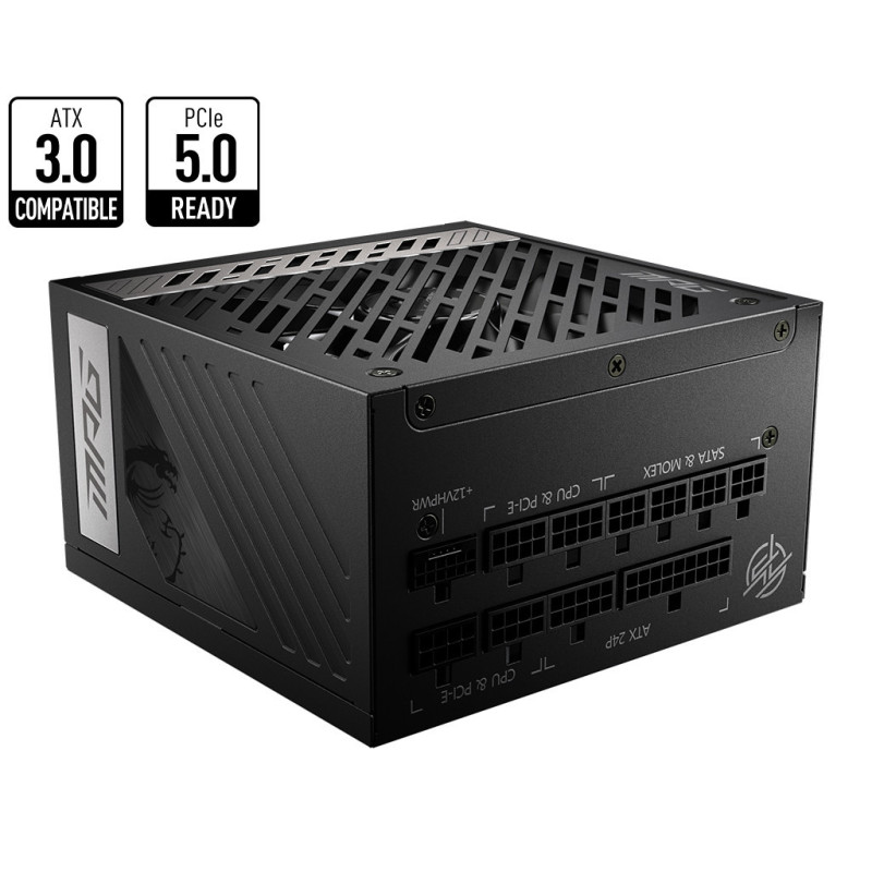 MSIAL040569 MSI MPG A850G PCIE5 - ATX 3.0 - 850W - 80+ GOLD - SUPPORT PCIE 5.0