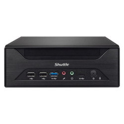 SHUBB040208 Shuttle XH610 Slim-PC barebone facade ouverte Intel S1700 2x LAN - 2x COM