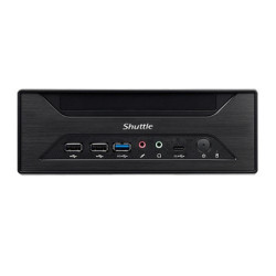 SHUBB040208 Shuttle XH610 Slim-PC barebone facade ouverte Intel S1700 2x LAN - 2x COM