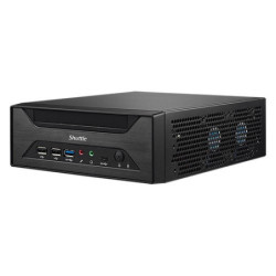 SHUBB040208 Shuttle XH610 Slim-PC barebone facade ouverte Intel S1700 2x LAN - 2x COM