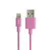 PNYCB040148 PNY CABLE USB LIGHTNING 1.20M - ROSE - PLASTIQUE