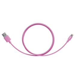PNYCB040148 PNY CABLE USB LIGHTNING 1.20M - ROSE - PLASTIQUE