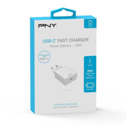 PNY CHARGEUR SECTEUR USB-C - 20W | ECP Grossiste informatique