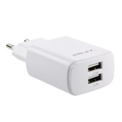 PNY CHARGEUR SECTEUR USB-A - 2x PORTS | ECP Grossiste informatique